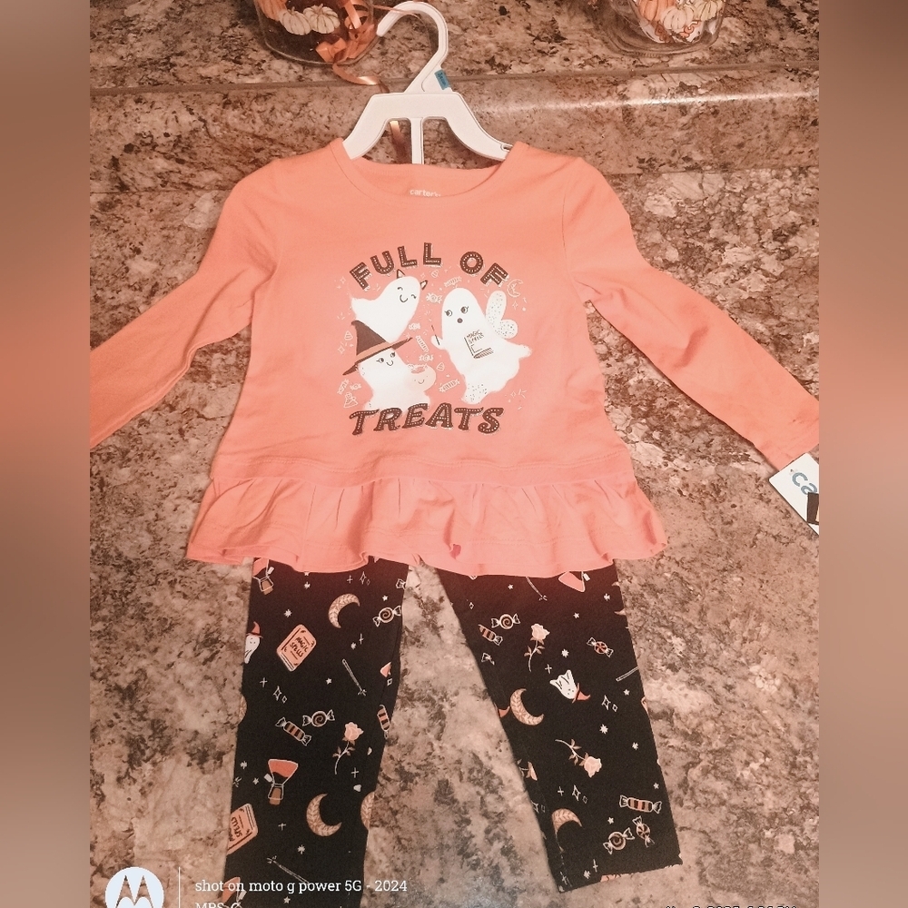 Halloween Two-piece Outfit Size 2T New With Tags - Picture 1 of 9